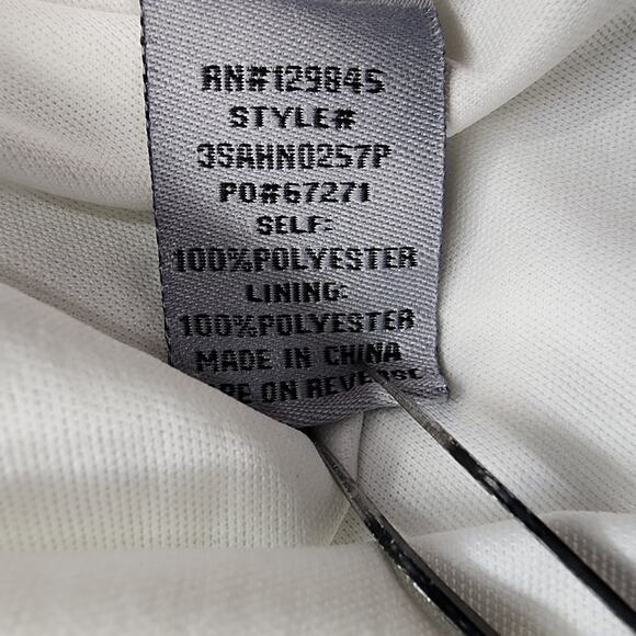 Bailey Blue Dress Womens L White Crochet Lace Strappy V-Neck Back Cutout Mini - Picture 5 of 10